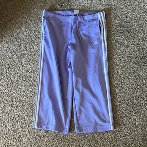 Adidas lavender pants!